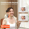 Masseur cervical & dos Shiatsu sans fil avec chaleur | Massage électrique des tissus profonds pour nuque, épaules & lombaires