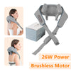 Châle de massage sans fil | Pétrissage profond du cou & du dos, moteur puissant 26W