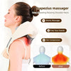 Masseur cervical & dos Shiatsu sans fil avec chaleur | Massage électrique des tissus profonds pour nuque, épaules & lombaires
