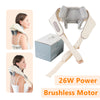 Châle de massage sans fil | Pétrissage profond du cou & du dos, moteur puissant 26W