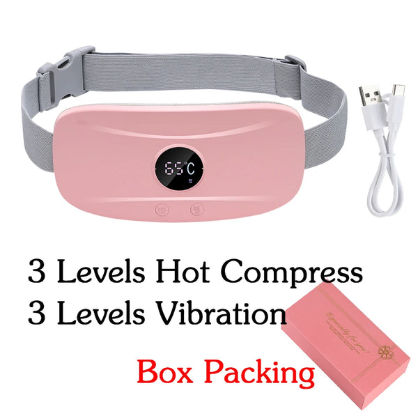 Ceinture chauffante électrique | Soulagement des crampes menstruelles & douleurs abdominales