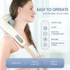 Châle de massage sans fil | Pétrissage profond du cou & du dos, moteur puissant 26W