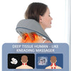 Châle de massage sans fil | Pétrissage profond du cou & du dos, moteur puissant 26W