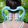 Masseur cervical manuel à 6 roues | Soulagement des tensions musculaires du cou, du dos & de la taille