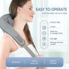 Châle de massage sans fil | Pétrissage profond du cou & du dos, moteur puissant 26W